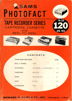 Details about   Vintage Sams Photofact Folder Radio Parts Manual Silvertone 70 Tape Recorder 