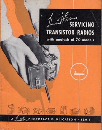 SAMS PHOTOFACT SERVICE MANUAL 613-15 SONY TRANSISTOR RADIO MODEL TR-7120 