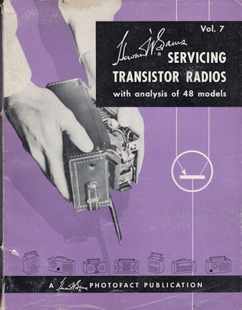 One Sams Photofact Transistor Radio Series Manual Volumes 31 through 59  #0916 